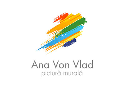Ana Von Vlad - Clean branding concept for mural painting services